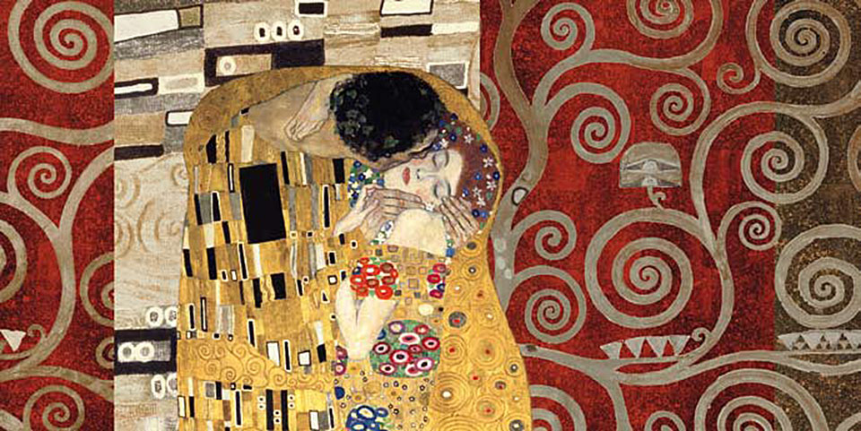 Cuadro canvas klimt el beso