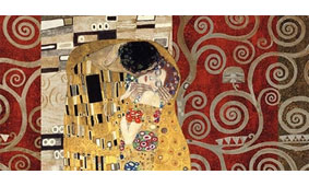 Cuadro canvas klimt el beso