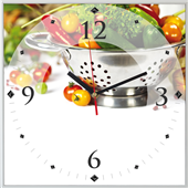 Reloj cuadrado salad II