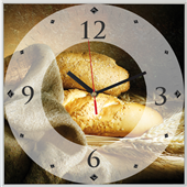 Reloj cuadrado Bread