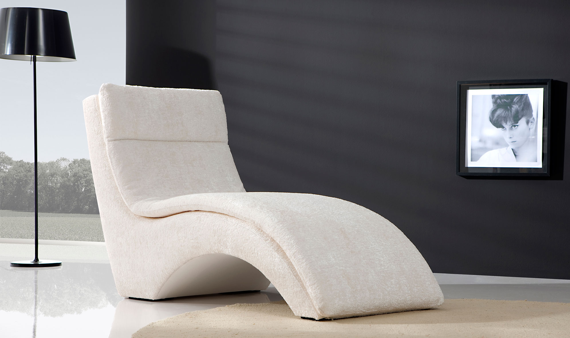 Chaise longue Moderna Mila