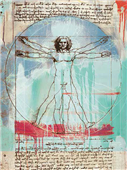 Cuadro canvas vitruvian man dos punto cero