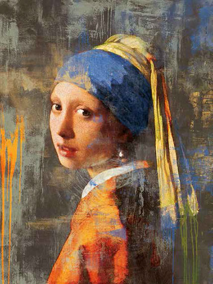 Cuadro canvas vermeer girl dos punto cero