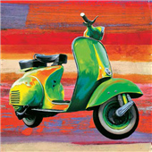 Cuadro canvas pop scooter I