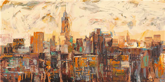 Cuadro canvas mattino a new york