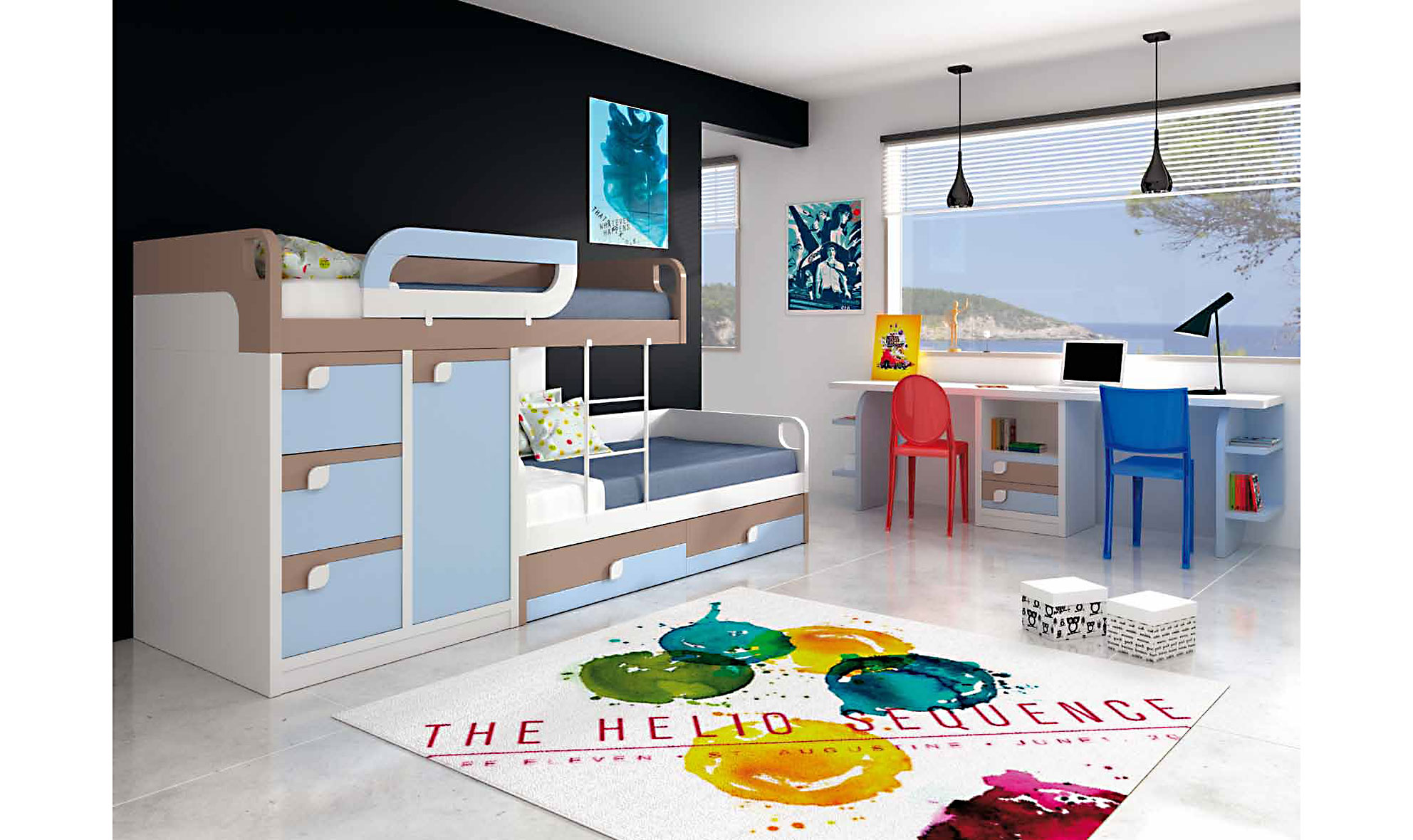 Dormitorios infantiles y juveniles de lujo en Portobellodeluxe, tu tienda  de decoración de lujo