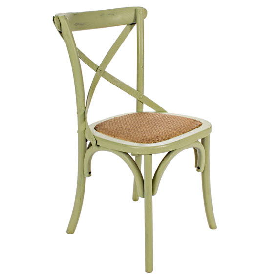 Silla verde Vintage Cross