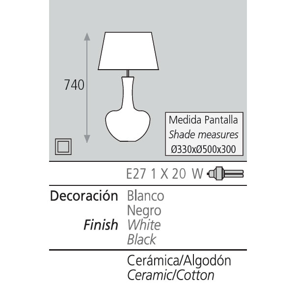 Lámpara de sobremesa design