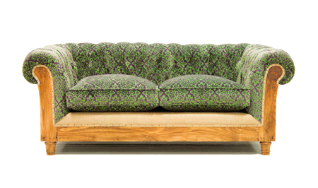 Muebles. Sofá de 2 plazas verde chesterfield Chesire