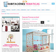 Cama para princesas con dosel en habitacionestematicas.com