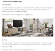 Continuamos con muebles con Portobello