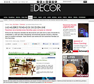 Las mejores tiendas de deco on line en "elle.es"