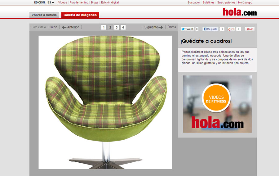 ¡Quédate a cuadros! en Hola.com