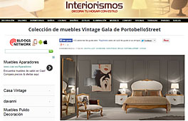 Muebles vintage Gala con Portobello en interiorismos.com