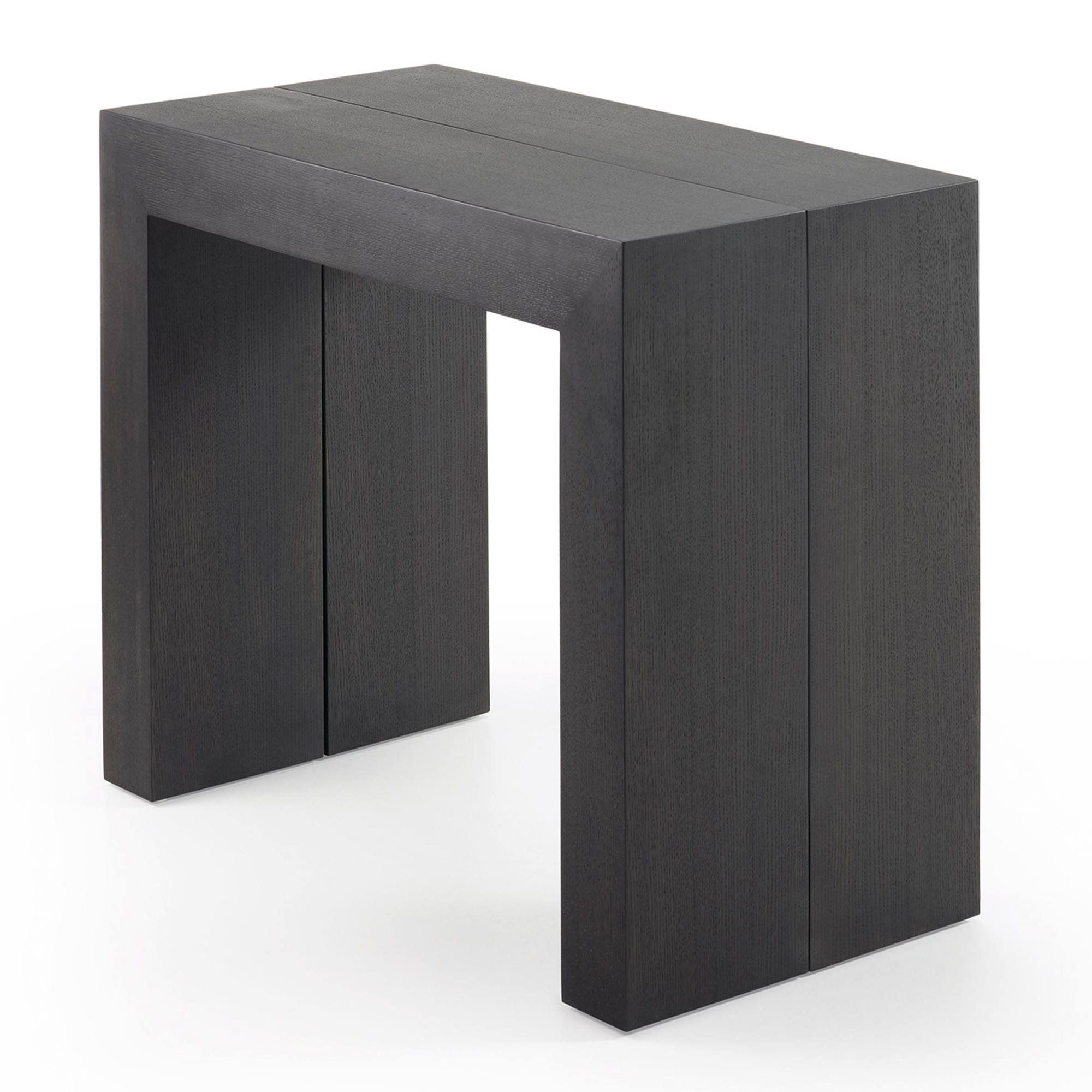 PENTA CONSOLA MESA 45(200)x95x76 EXT MADERA ROBLE GRAFITO