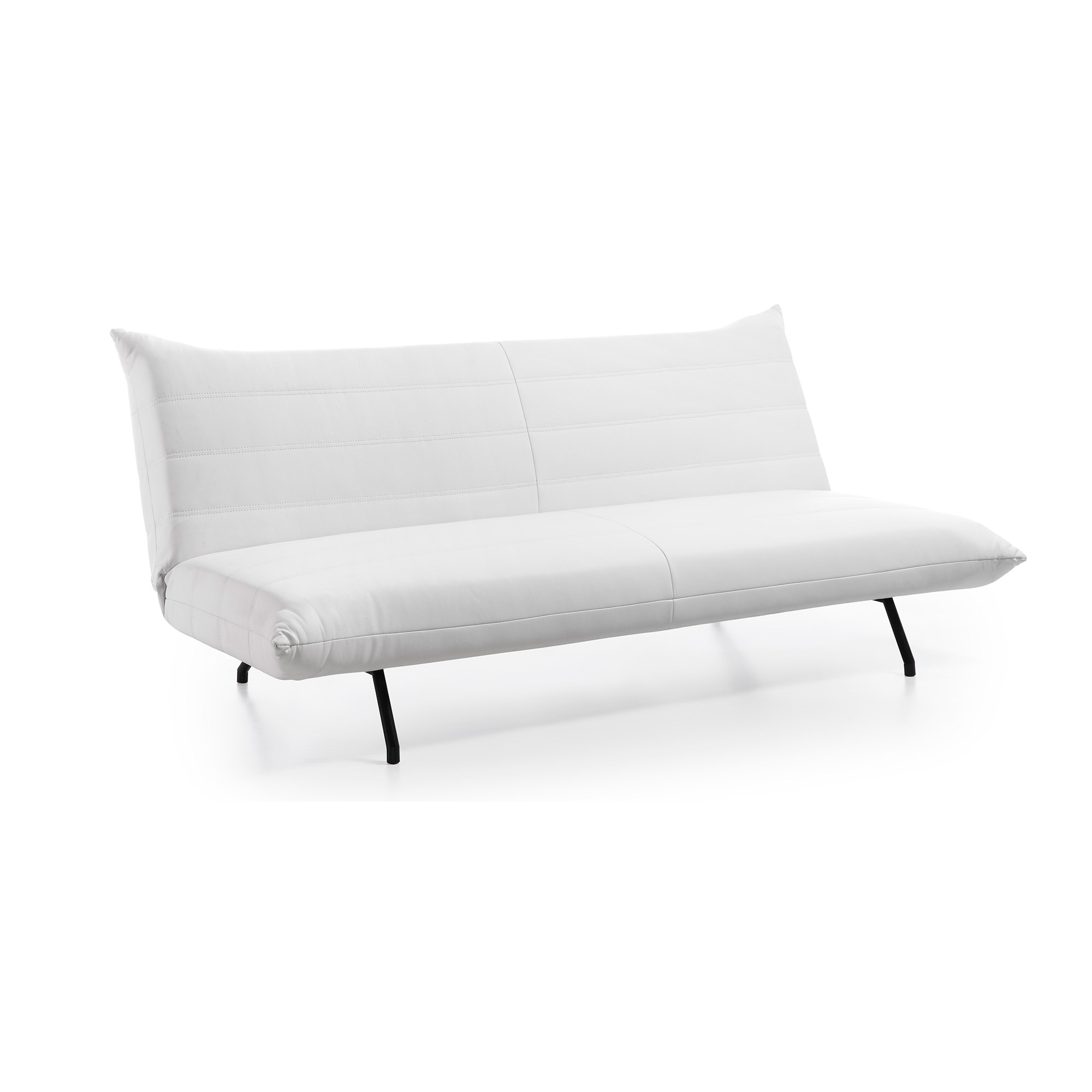 RUBY SOFA CAMA 190 PU BLANCO PURO