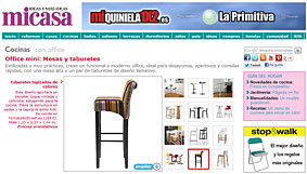 Office mini: Mesas y taburetes en micasarevista.com