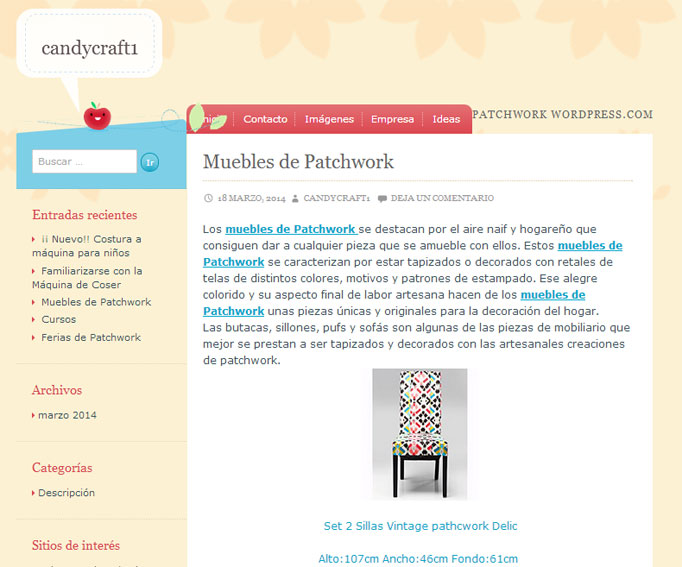 Muebles de patchwork con Portobello en candycraft1.wordpress.com