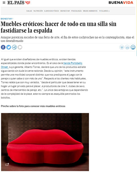 Muebles eróticos: hacer de todo en una silla sin fastidiarse la espalda con Portobello