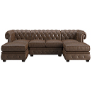 Sofá doble chaise longue