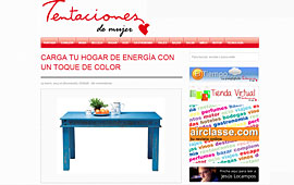 Carga tu hogar de energía con un toque de color en "Tentaciones de mujer"