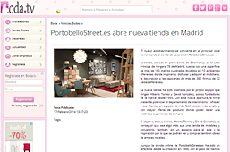 Tienda nueva de PortobelloStreet en boda.tv